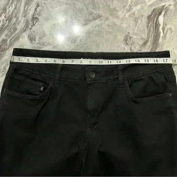 Lee Women's Perfect Fit Straight Leg Jeans Black Size 16 Medium - Picture 6 of 10